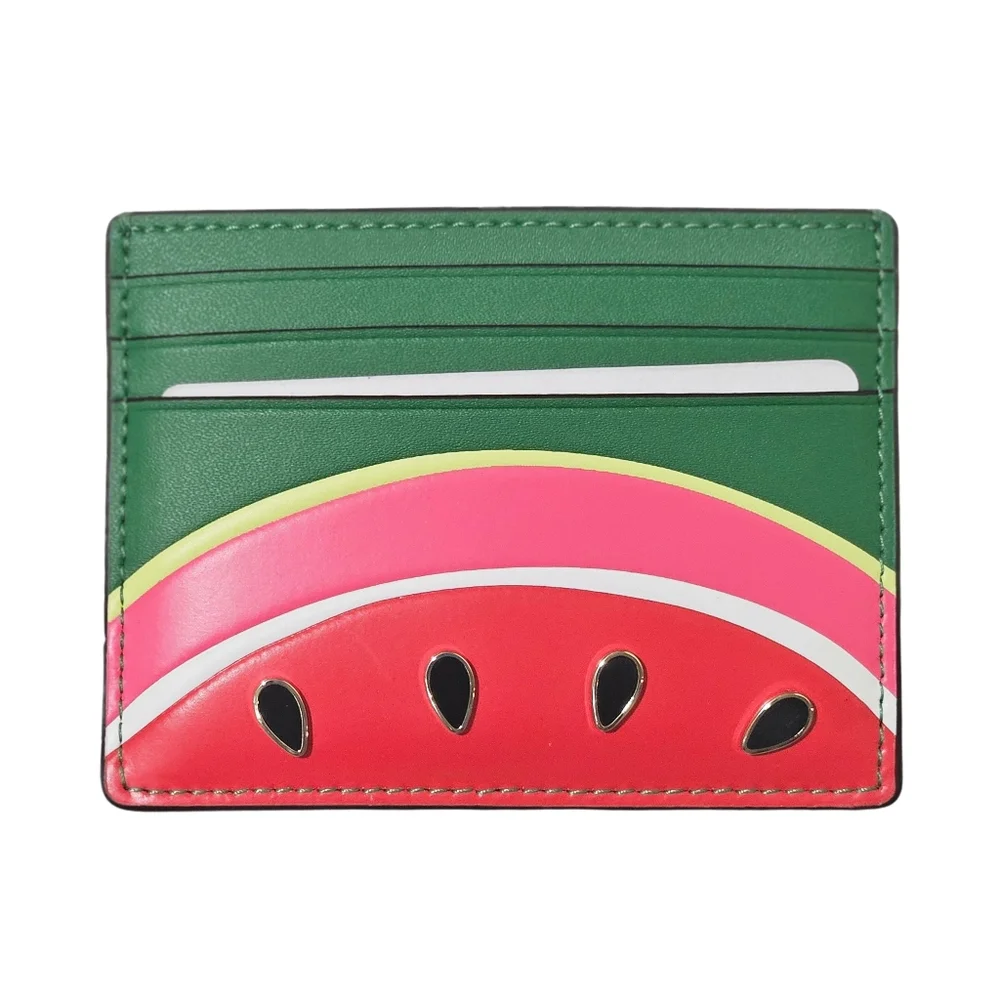 Kate Spade Card Holder Card Case Watermelon & Betsey Johnson Watermelon Keychain